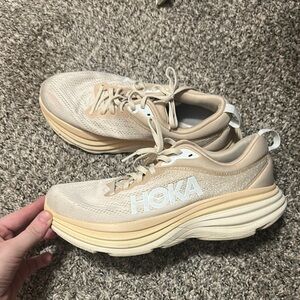 HOKA Women's Cream Running Shoes